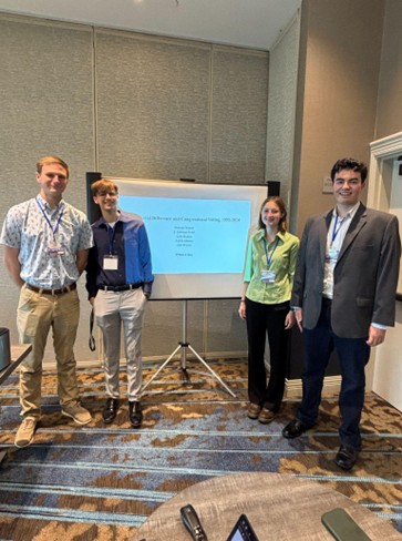 (Left to Right) Colin Hudson, Nick DeSante, Amelia Johnson &amp; John Powers