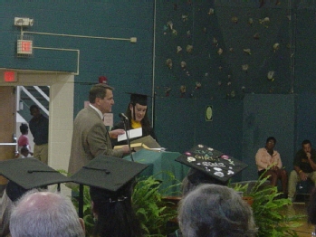 Taylor Hurst receiving 