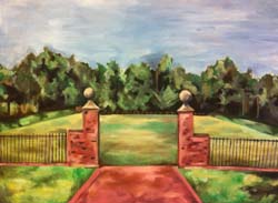 Oil on canvas, by Skyler Paltell '15.