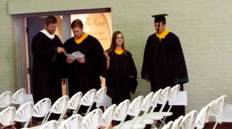 Graduates before ceremony