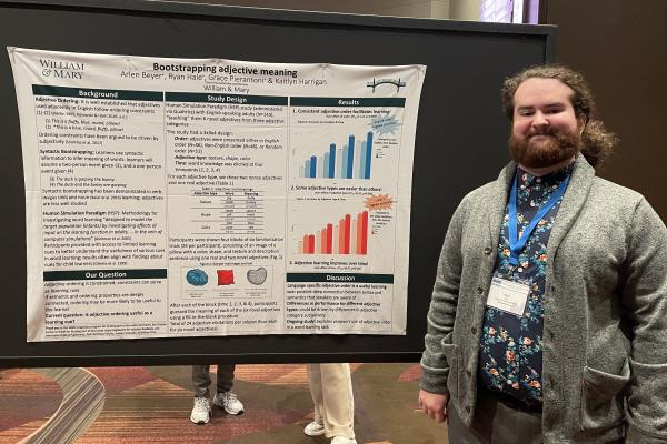 Ryan Hale presents poster at Linguistics Society of America conference