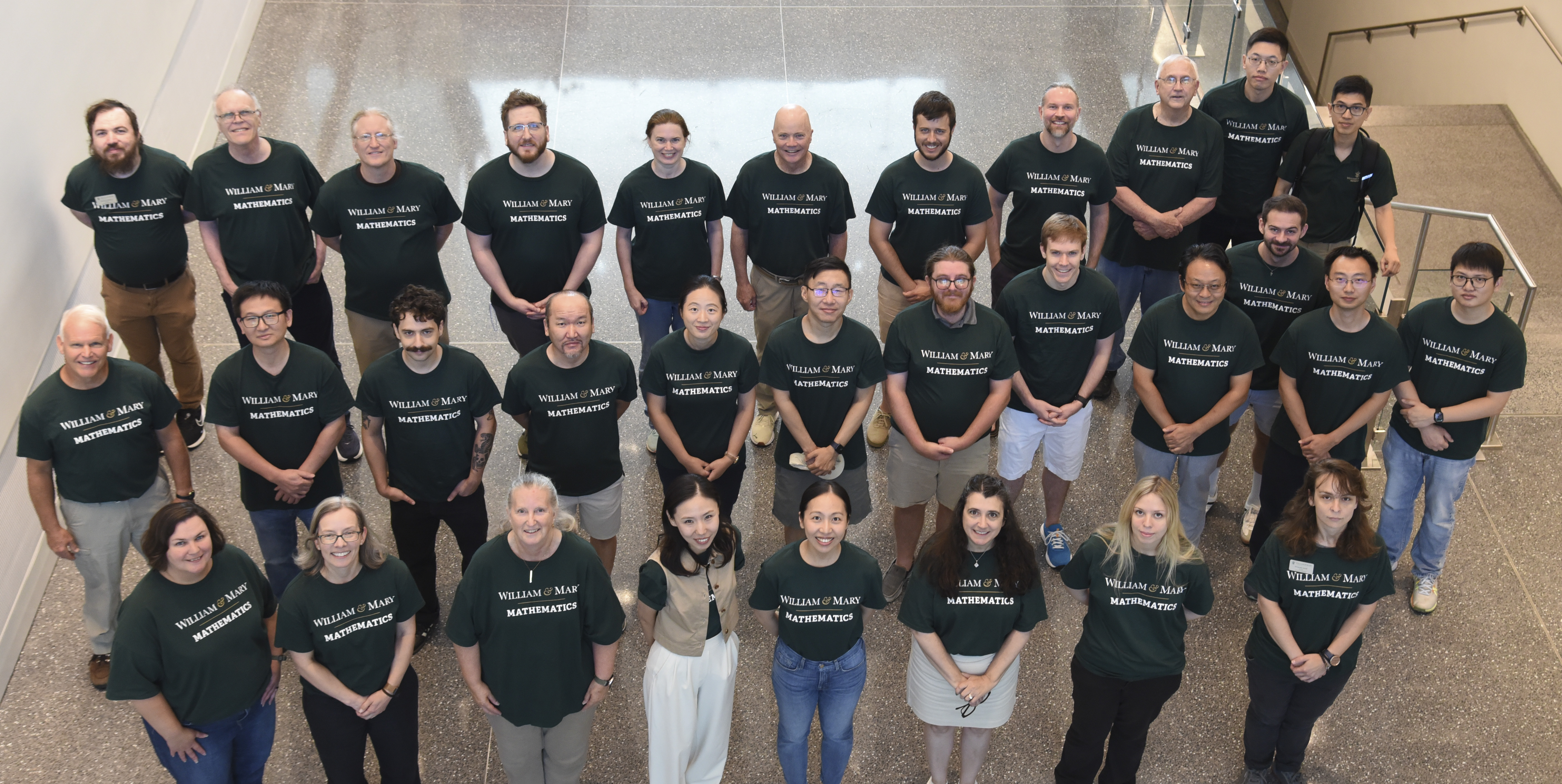 Mathematics Faculty and staff 2026-2027