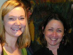 Sarah Parks and Professor Tandeciarz at this year's homecoming