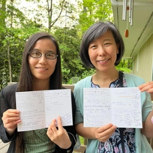 William & Mary Chinese Studies Faculty holding papers