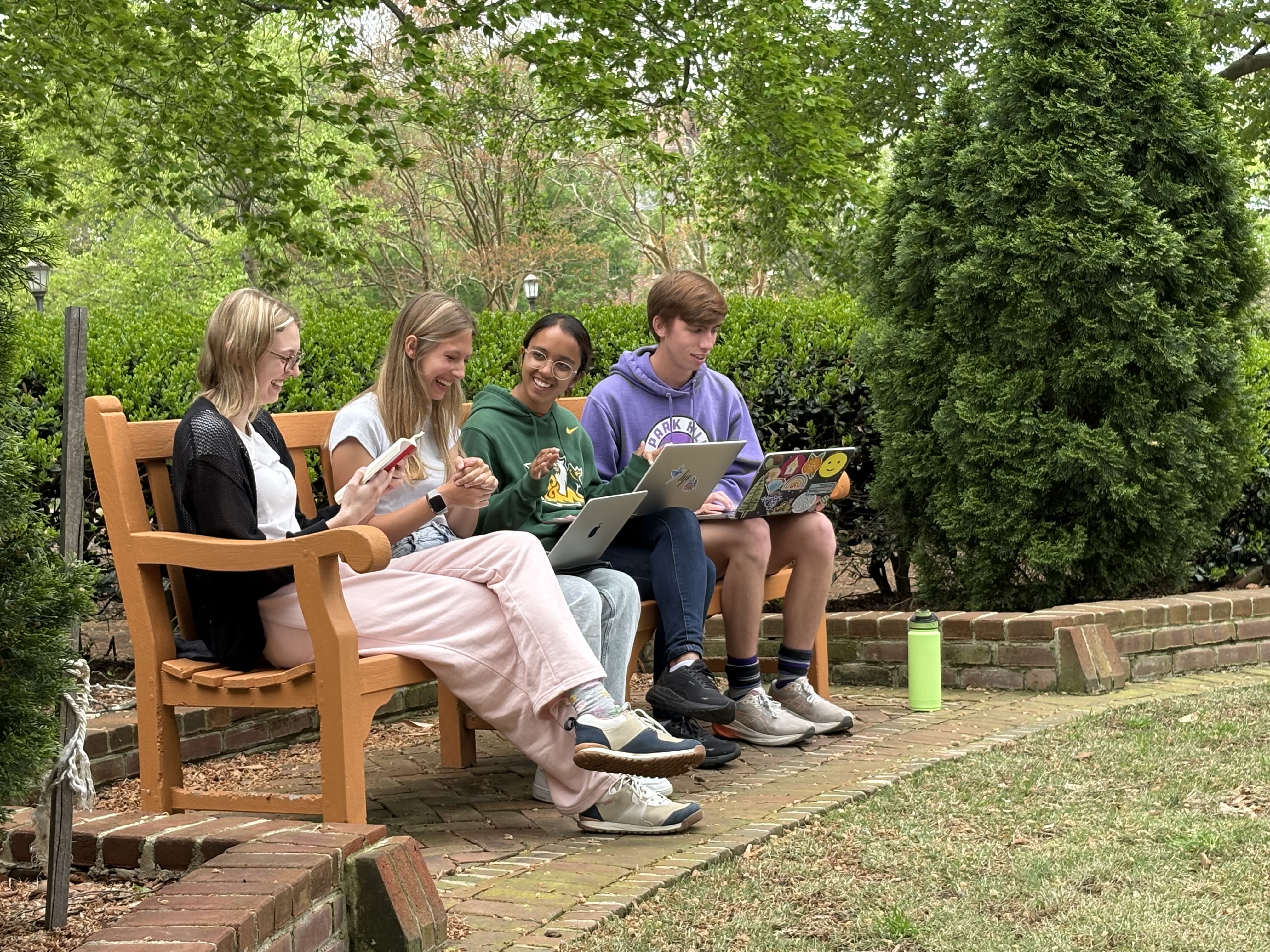 students working together