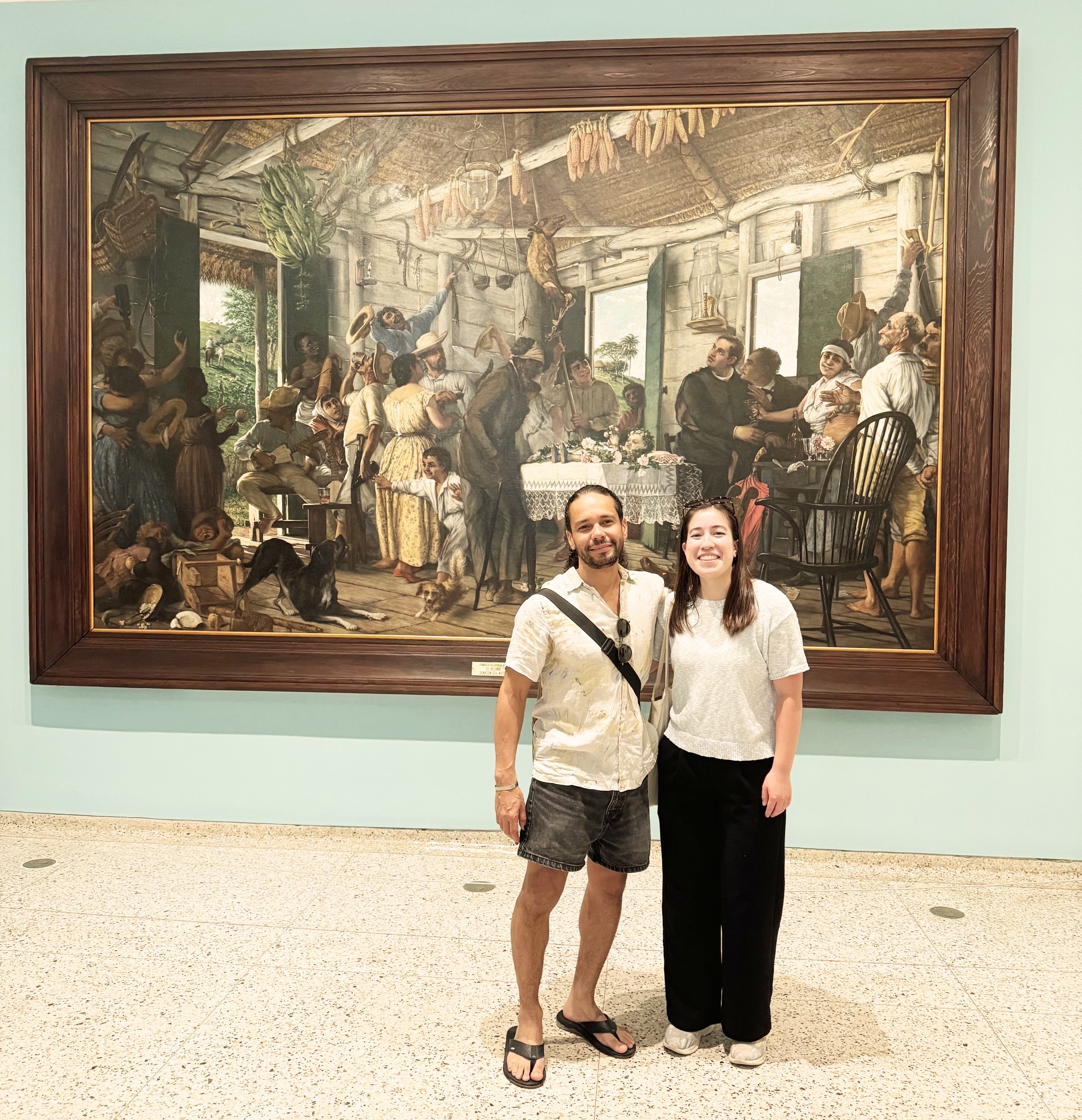 Clare Yee and Professor Rivera Santana