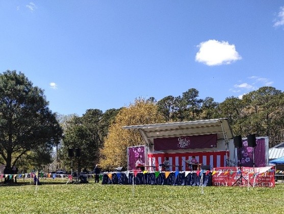 Figure 2: A Koto Performance on the main stage