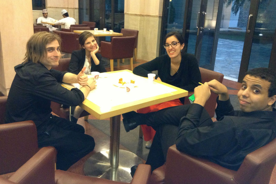 Coffee at the Sultan Qaboos University