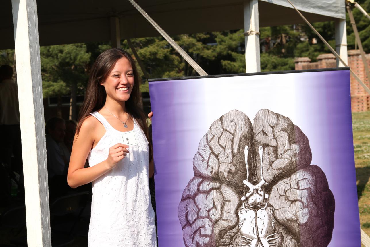 William & Mary Neuroscience Student presenting work