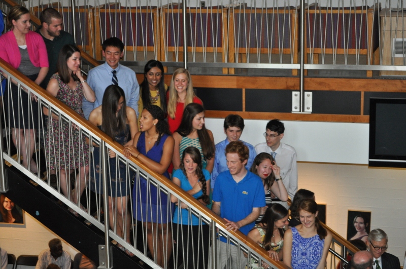 Group photo in Andrews Hall