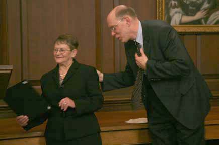 Dean Strikwerda and Betty Sandy.