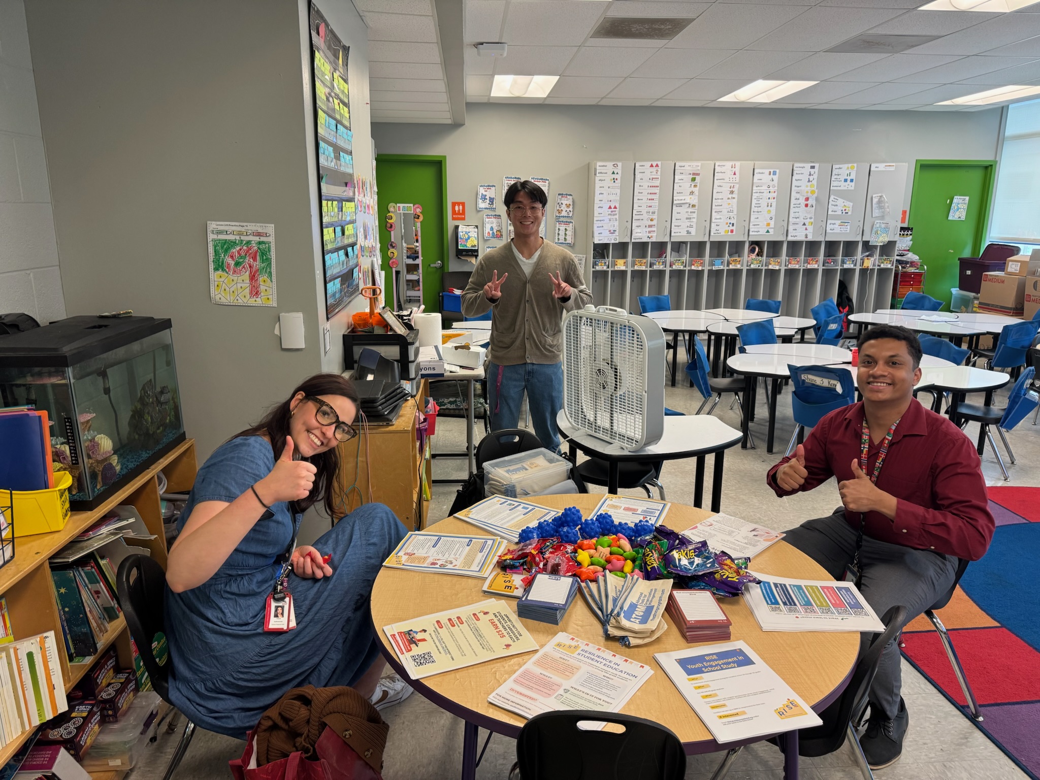 Elijah Suk ‘28 gave a presentation on managing ADHD at Leckie Elementary School in Washington, D.C.