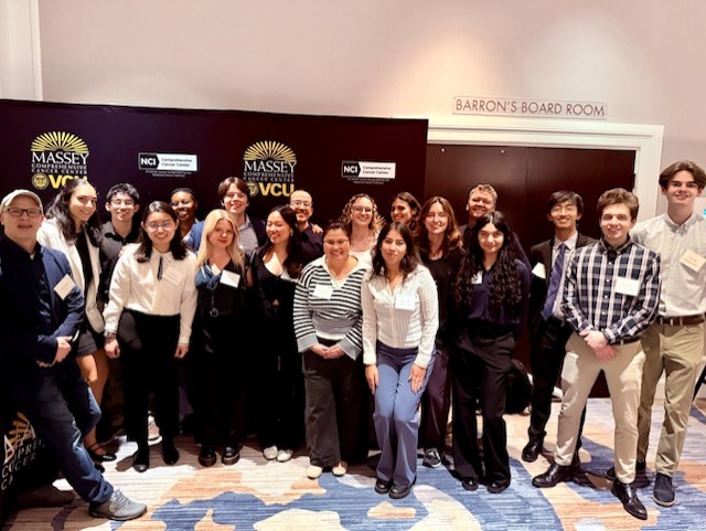 A group of 13 W&M biology undergraduate students, along with four students in the biology master's program, from professors Oliver Kerscher and Matthew Wawersik's labs, attended the Commonwealth of Virginia Cancer Research Conference in Richmond in the fall.