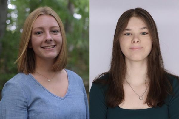 William &amp; Mary Beckman Scholars Jenna Jablonski and Sarah Foster