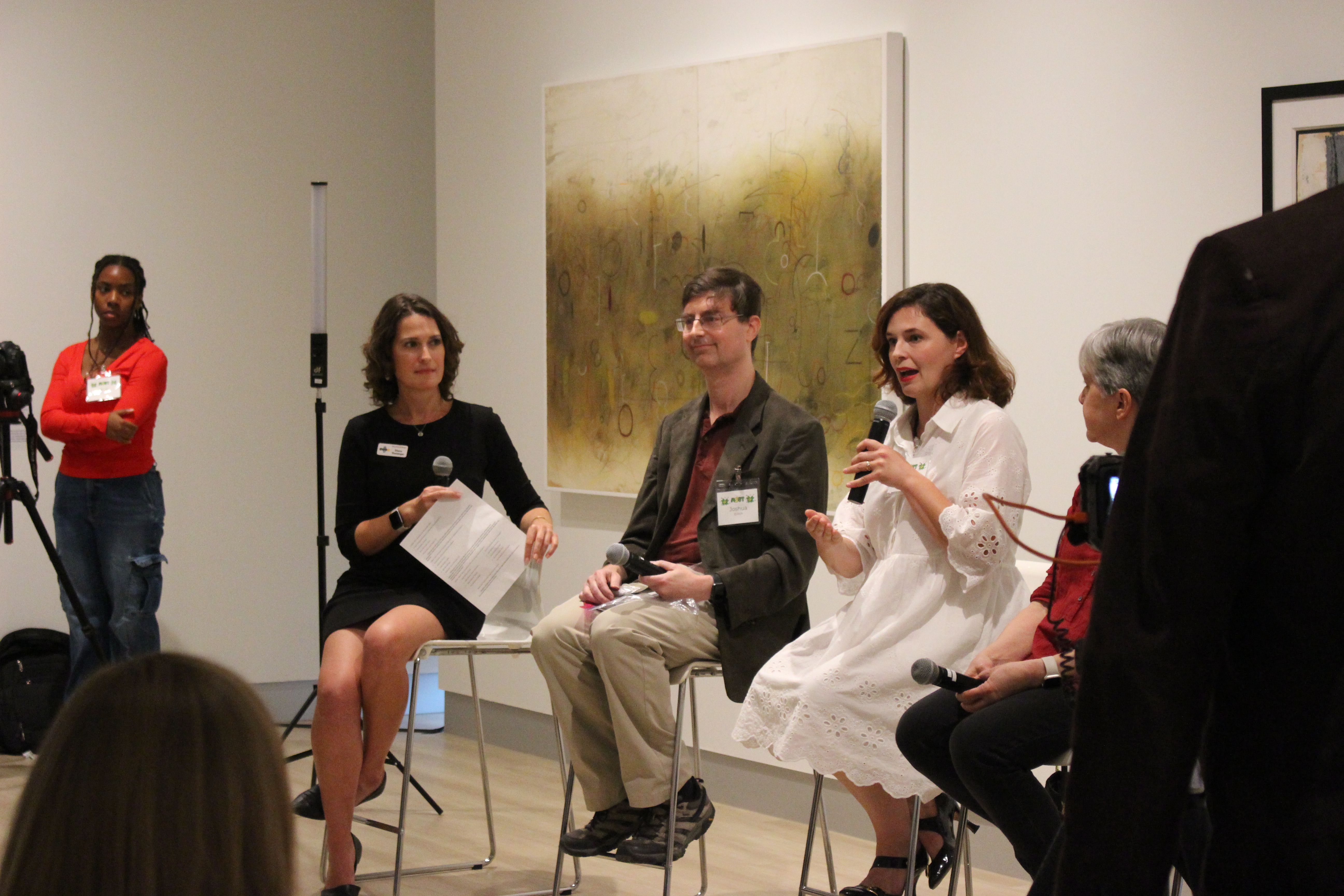 American Studies Ph.D. student Nicole Brown shared insights at the Art & Science of Teaching event at the Muscarelle Museum of Art on Sept. 30, 2025. Photo by Shelby Mertens.