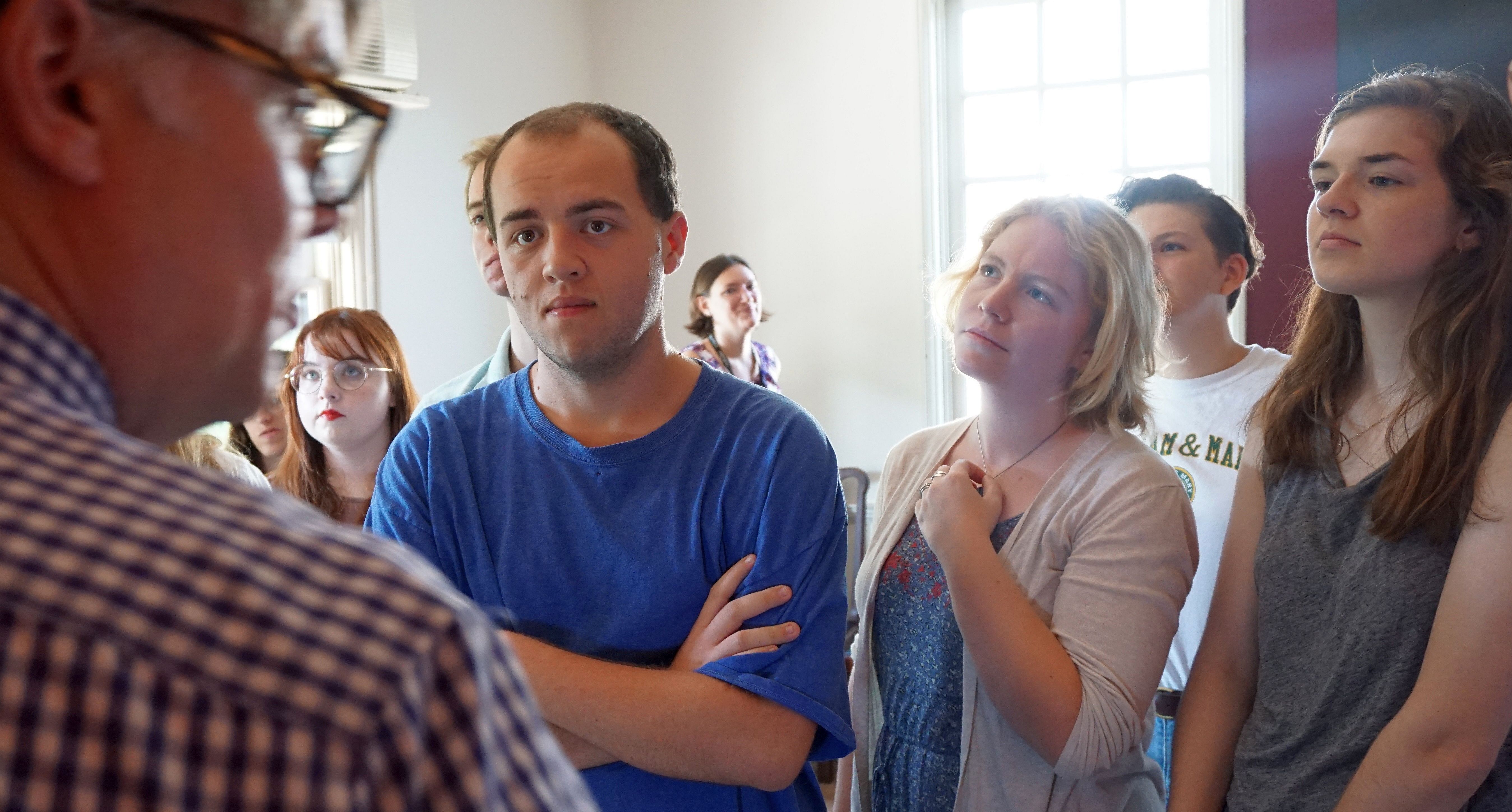 Public History students learn what different architectural materials and techniques can tell us about a structure's former occupants.