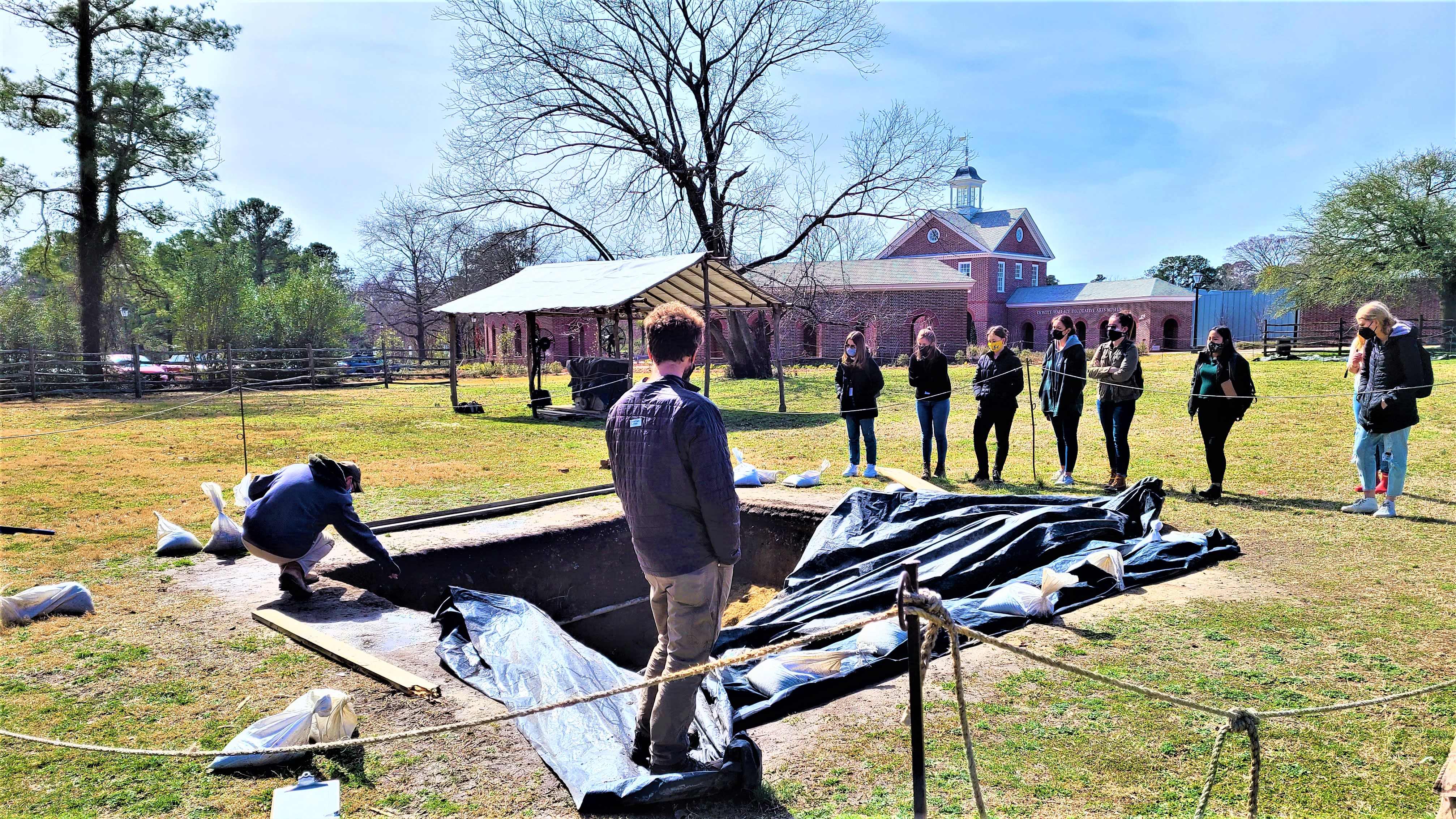 HIST 212-08 Students at Colonial Williamsburg