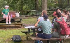 Instructor Jenna Hardin with History 219 Students, 2024