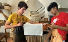 History 219 Students in the Colonial Williamsburg Print Shop