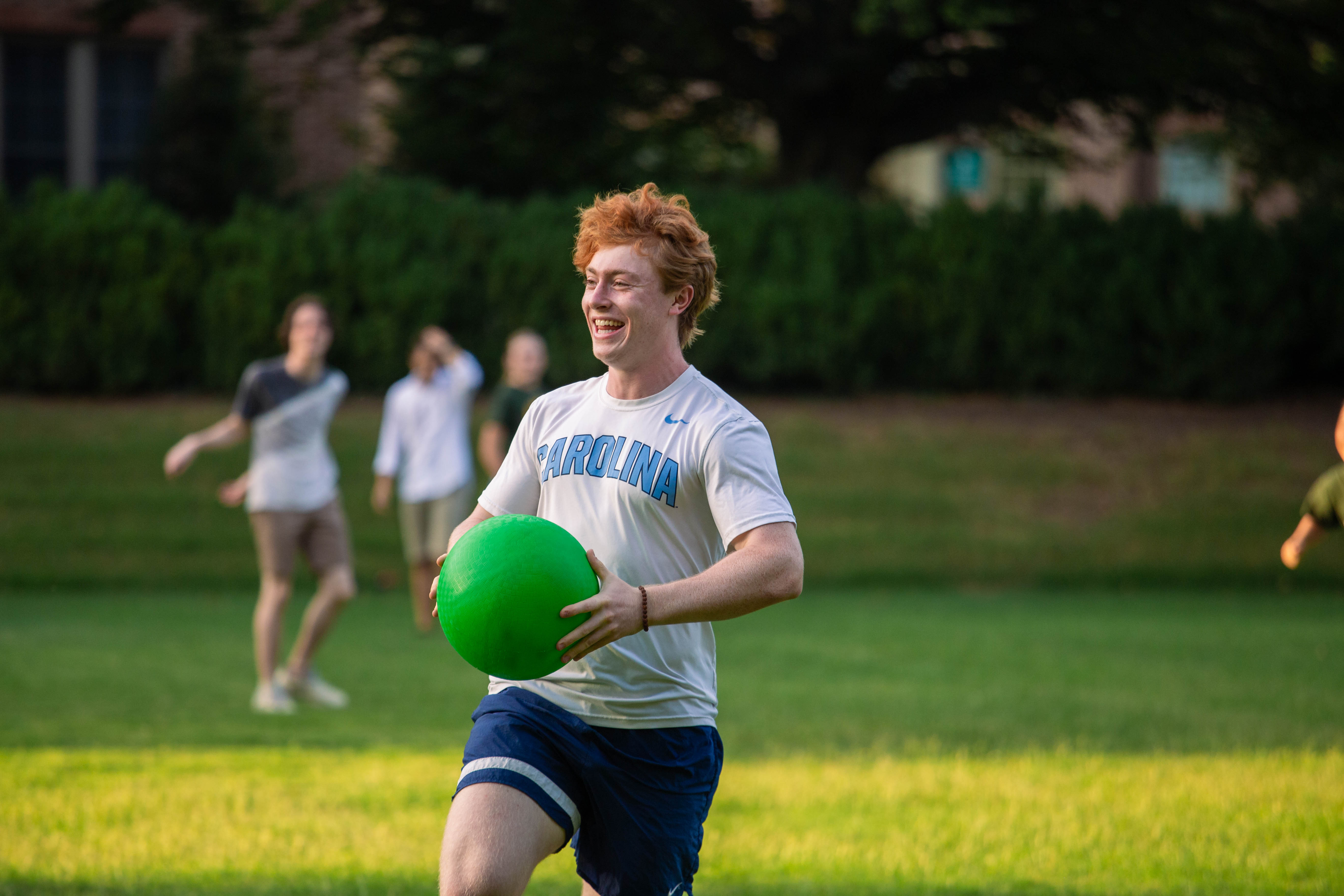 Kickball on Sunken Garden 