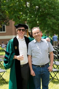 Zachary Brown with advisor Prof. Orginos