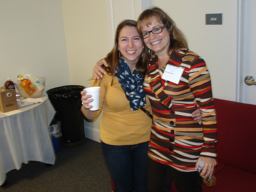 Emily Brown '12 and Professor Zeman, picture perfect!