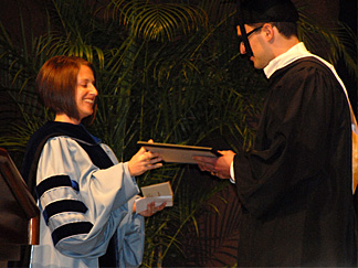 Prof. Dickter and Graduate Ivo Gyurovsky