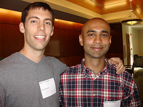 Psychology Graduate Students Cutter Lindbergh and Chris Martin (right)