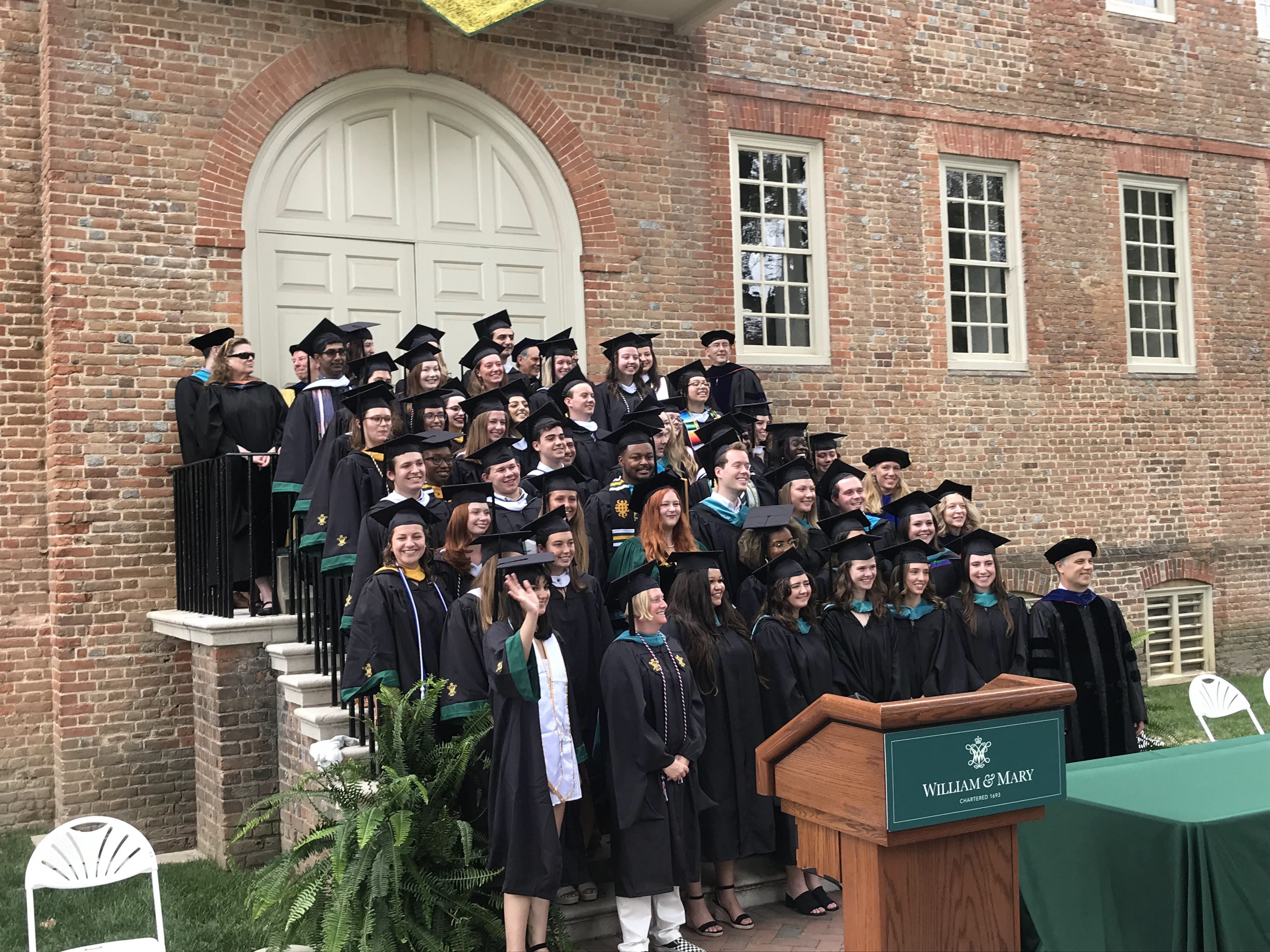 All smiles from faculty and the W&M Public Policy Class of 2023