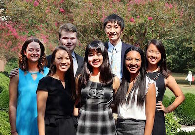 The 2015-2016 PIPS Fellows from left to right: (front row) Catherine Crowley, Amanda Blair, Emily Wasek, Caper Gooden, Darice Xue, (back row) Mitchell Croom and Jimmy Zhang.