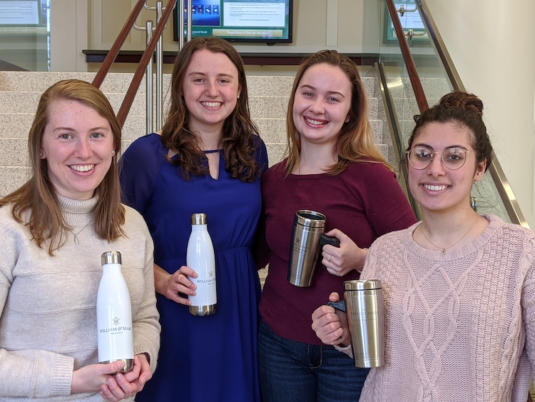  The students in the photo are (from L to R) Grace Gormley, Renee Garrow, Georgina Walmsley, and Sophia Caronna-Morseman, part of the winning team