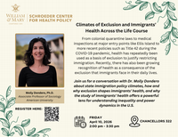 Flyer for Dondero Talk 