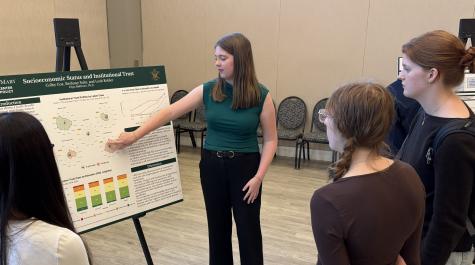 Leah Kohler discusses their poster