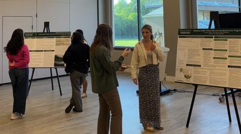 Students at the symposium