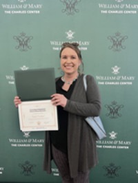 Rahel Fischbach, Winner of the Charles Center Outstanding Undergraduate Research Mentorship Award