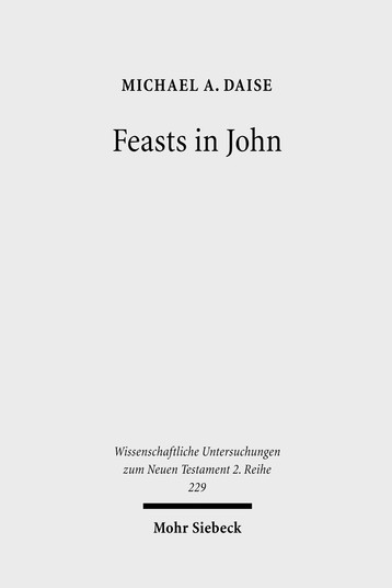 Cover of "Feasts in John" by Michael Daise