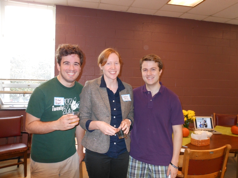 Michael Boyer, Caroline Hanley and Michael Douglass