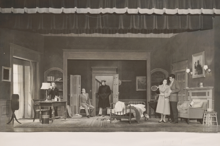 Linda Lavin as Margo in "Dial M for Murder" (1955)