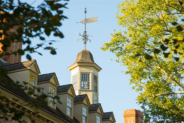 Weathervane atop the Sir Christopher Wren Building