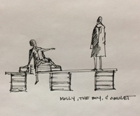 Scene sketch by Matthew Allar