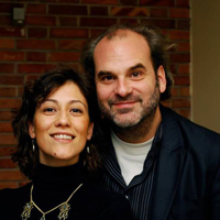 Thomas Logoreci and Iris Elezi