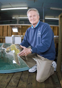 Mark Swingle '76 (photo courtesy of the Virginia Aquarium & Marine Science Center)