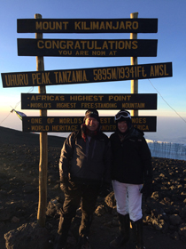 Jim Hixon J.D. '79, M.L.T. '80 and Kate Hixon ’08