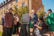 Hardy Hall is dedicated in 2016. (WYDaily/Courtesy Skip Rowland '83)