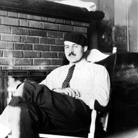 A 1922 photo of Ernest Hemingway. (WYDaily/Courtesy W&M News)