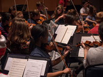 The W&M Symphony Orchestra (Photo by Hans Stahl)