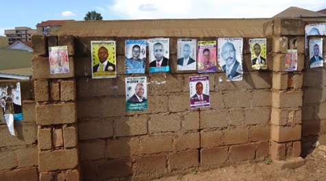 Ugandan campaign posters in Nakawa Division