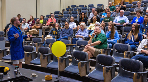 Family members attend a class. (Photo by Nicholas Meyer '22)