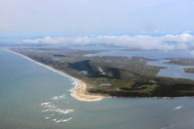 Parramore Island is one of the many pristine barrier islands that line Virginia's seaside Eastern Shore. (Photo by E. Hein/VIMS)