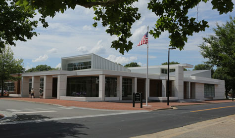 The Stryker Building in downtown Williamsburg was designed by Stemann Pease Architects. (Photo by Stephen Salpukas)